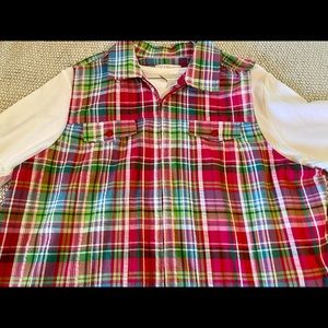 C J Banks 2-piece set, vest and T-top, 1X